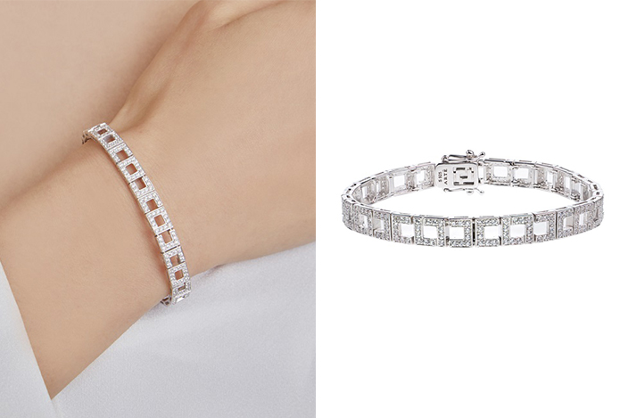 Swarovski NICE密鑲水晶羽毛項鏈耳環套裝 HK$2,990